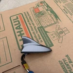 Hyundai Genesis 2009 - 2014 Shark Fin Antenna Silver Used. Price: $99.00.