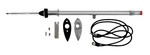 Chevy Radio Antenna Assembly With Correct Tear Drop Tip Fargo Brand 1955 New. Price: $114.95.