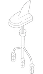 Genuine Audi Antenna 8K5-035-503-C-GRU New. Price: $504.81.