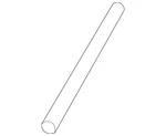 Genuine Mitsubishi Antenna Mast 8723A303 New. Price: $84.92.