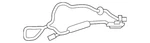 Genuine Nissan Antenna Cable Connector 24058-7BA0A New. Price: $11.06.