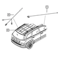 Genuine Mopar Base Cable And Bracket Antenna 5064793AB New. Price: $37.20.