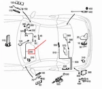 New Mercedes-benz Slk R172 Front Central Gps Antenna A1729057400. Price: $151.54.
