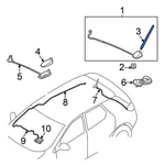 For Nissan Rogue 2009-2016 282151FC0B Radio Antenna Mast New. Price: $101.43.