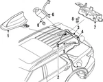 Genuine Ford Aerial Assembly PCPZ-19A390-A New. Price: $115.00.