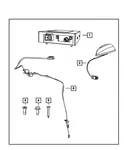 Genuine Mopar Antenna Cable 5064246AB New. Price: $14.10.