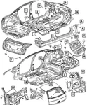 Genuine Mopar Plug Antenna Hole 4373728 New. Price: $42.93.