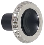 1960-63 Chevrolet/gmc Truck Suburban; Radio Knob; Black And Stainless Steel New. Price: $12.99.