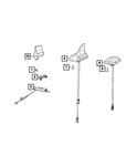 Genuine Mopar Cable & Base Assembly Antenna 5YS48NVPAA New. Price: $102.14.