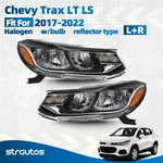 For 2017-2022 Chevrolet Trax Halogen Chrome W/ Bulbs Headlight Pair Right +left New. Price: $119.99.