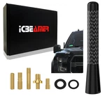 Jdm 3" Stubby Carbon Fiber Aluminum Auto Short Universal Blackantenna J490 New. Price: $9.99.