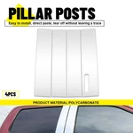 4PCS Chrome Window Center Pillar Posts Strip Door Trim Ford F150 2015-2021 New. Price: $14.99.