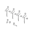 Genuine Mopar Base Cable And Bracket Antenna 6ZZ66PDNAA New. Price: $71.69.