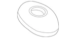 Genuine Ford Antenna Bezel F57Z18A927A New. Price: $9.49.