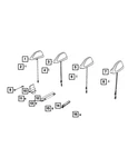 Genuine Mopar Base Cable And Bracket Antenna 5XT13PW2AA New. Price: $75.92.
