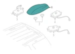 2008-2015 Land Rover LR2 Roof Antenna LR012731 Oem Used. Price: $37.49.