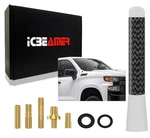 Jdm 3" Inch Real Carbon Fiber White Antenna Billet Aluminum For Car/truck P176 New. Price: $8.99.