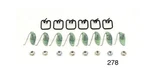1955 Moulding Clip Set Bel Air Exc. Nomad Front Fender - 278 Danchuk New. Price: $21.99.