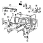 Mopar Antenna Amplifier Bracket New. Price: $31.46.