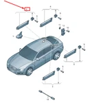 New Audi RS7 Sportback Right Upper Antenna Amplifier 4G8035225E. Price: $180.17.