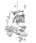 Genuine Mopar Antenna Cable 5064270AB New. Price: $34.42.