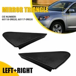 Pair Black Car Side Mirror Corner Triangle Cover Trim For Toyota RAV4 2009-2012 New. Price: $13.29.