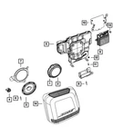 Genuine Mopar Amplifier Bracket 68184470AA New. Price: $28.47.
