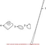 Genuine Oem Radio Antenna Base For Bmw 65206913897 New. Price: $65.72.