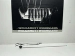 Base Radio Cable Antenna Mast Bracket W/ Screws Complete 97-06 Jeep Tj Wrangler Used. Price: $50.70.
