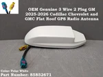 Oem 2026 Cadillac Chevrolet Gmc Flat Roof Gps Satellite Plug Antenna 85852671 Used. Price: $149.99.