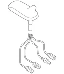 Genuine Audi Radio Antenna Mast 8P4-035-503-H-GRU New. Price: $280.85.