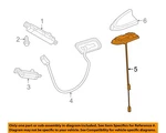 Chrysler Oem 13-23 1500 Electrical Antenna-satellite 68328996AA New. Price: $145.00.