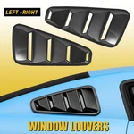 1/4 Quarter Side Louver Window Cover Fit 2005-2014 Ford Gt Mustang New. Price: $29.99.