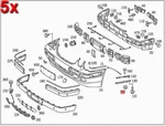 Genuine Mercedes A208 C208 C215 S210 W208 W210 W215 Nut Pcs 0019902050 New. Price: $10.73.