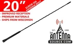 20" Fuba Style Antenna Mast Fits: 2003-2013 Toyota Matrix New. Price: $18.99.