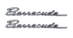Oer Zinc Diecast Front Fender Emblem Set For 1968 And 1970 Plymouth Barracuda New. Price: $130.98.