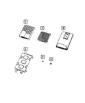 Genuine Mopar Amplifier Bracket 68329027AA New. Price: $27.88.