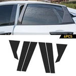 Fiber Carbon Door Pillar Window Post Cover Trim Decal Fit For Honda Civic 16-21 New. Price: $15.99.