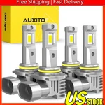 4X Auxito Led Headlight 9005+9006 Bulb Kit Low Beam 20000LM Bright 6500K White New. Price: $44.64.