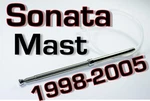 Power Antenna Mast Fits: 1998-2005 Hyundai Sonata *new*. Price: $49.99.