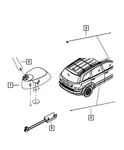Genuine Mopar Radio Antenna Module 5091095AA New. Price: $74.31.