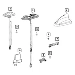 For Dodge Charger 2019-2022 Mopar 5ZW42SSEAA Radio Antenna Cover New. Price: $57.29.