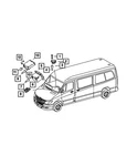 Genuine Mopar Bracket 68010529AA New. Price: $47.14.