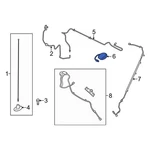 Ford F-250 Super Duty 2013-2016 DC3Z10E893A Radio Antenna Assembly New. Price: $42.11.