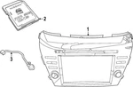 Genuine Nissan Antenna 25975-9UF0A New. Price: $75.71.
