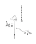 Genuine Mopar Cable & Base Assembly Antenna 5091876AA New. Price: $96.59.