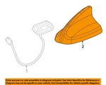 Chrysler Oem 17-23 Charger Electrical Antenna-cover 5ZW42NRVAA New. Price: $75.99.