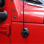 Black Antenna Base Cover For Jeep Wrangler Jk Jl Jt 07-21 Car Auto Accessories New. Price: $12.34.