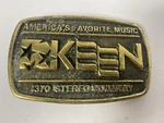 Keen Country Radio 1370 Am Brass Belt Buckle San Jose Ca Vintage Favorite Music Pre-owned. Price: $26.95.