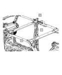 Genuine Mopar Satellite Antenna 5064502AA New. Price: $42.17.